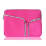 Double Pocket Zipper Bag for Macbook Air/Pro/Retina