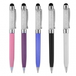 Crystal Clear Design Stylus Pen for Mobile Phone Tablet PC