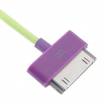 1M Colorful Round USB Data Sync Charger Cable for iPhone 4 4S iPad iPod