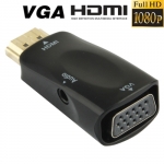 Full HD 1080P HDMI Male to VGA and Audio Adapter for HDTV/Monitor/Projector​