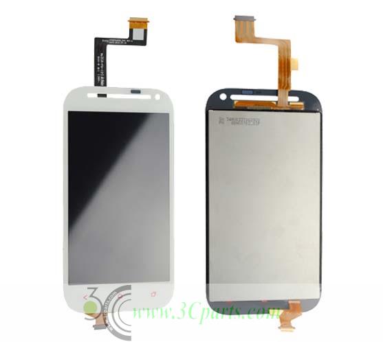 White LCD Screen with Touch Screen Digitizer Assembly replacement for HTC One SV