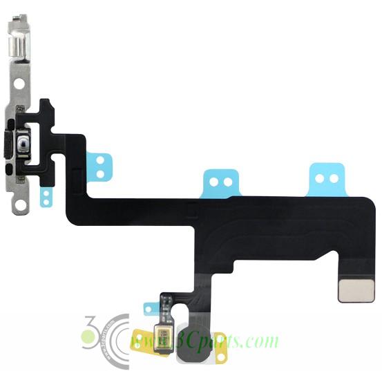 Power Button Flex Cable Assembly With Metal Bracket Replacement for iPhone 6