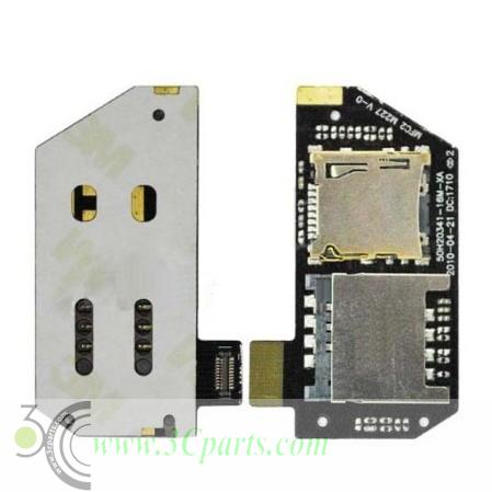 SIM Card and SD Card Reader replacement for HTC A9192 ​Inspire 4G 