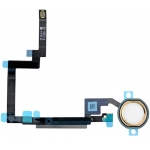 Home Button Assembly with Flex Cable Replacement for iPad Mini 3 Gold