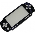 Upper Faceplate Front Cover Screen replacement Shell for PSP1000 Black/White