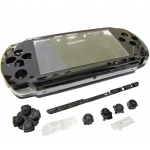 Full Housing Shell Faceplate Cover Case replacement for Sony PSP 1000 Black/White