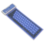 Waterproof Silicone Bluetooth Universal Keyboard for Apple iPhone iPad and Samsung