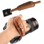Genuine Leather DSLR Hand Grip Strap With Metal Quick Release Plate​