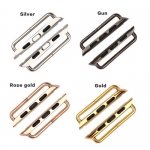 Stainless Steel Strap Adapter Metal Buckle Replacement for Apple Watch
