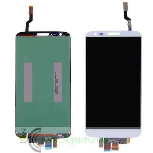 LCD with Touch Screen Digitizer Assembly replacement for LG G2 D800 D801 D803 F320 White / Black