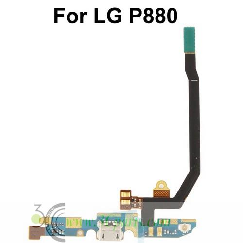 Dock Connector Charging Port Flex Cable replacement for LG Optimus 4X HD / P880