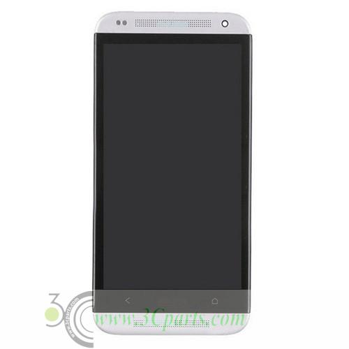 LCD with Touch Screen and Frame Assembly replacement for HTC Desire 610 White