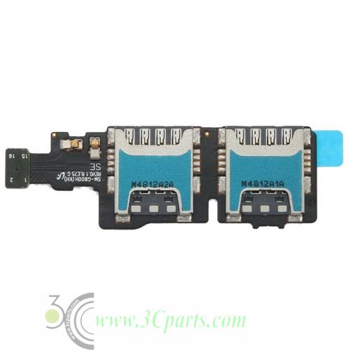 SIM Card Socket Flex Cable replacement for Samsung Galaxy S5 Mini / G800H