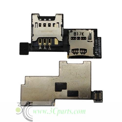 SIM Card Socket replacement for Samsung Wave 3 / S8600