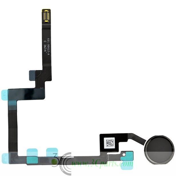 Home Button Assembly with Flex Cable Replacement for iPad Mini 3 Black
