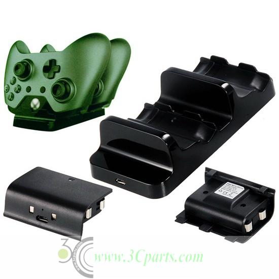 2 Battery ​Dual Charging Dock Station for Xbox One Wireless Controller