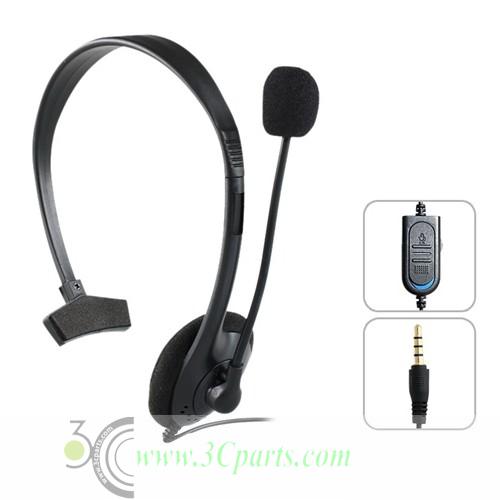 Wired Headset with Microphone and Volume Control for PS4