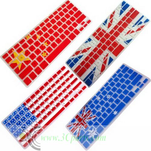 Flag Pattern Silicone Keyboard Protector Film for Macbook Air Pro Retina 11.6 13.3 15.4 inch