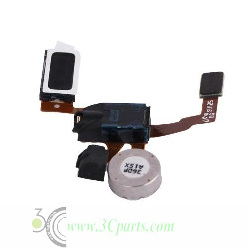 Headphone Flex Cable with Mic Vibrator ​replacement for Samsung Galaxy R i9103