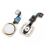 Gold Home Button with Flex Cable Assembly Replacement for iPhone 6 Plus
