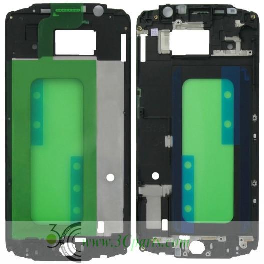 Black Plastic Middle Plate replacement for Samsung Galaxy S6