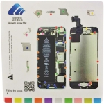 Magnetic Screw Chart Mat Technician Repair Pad Guide for iPhone 5C