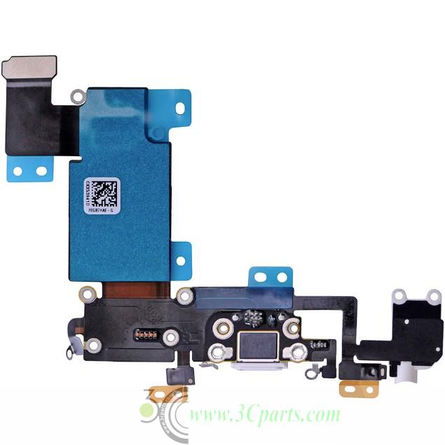 Dock Connector & Headphone Jack Flex Cable replacement for iPhone 6S Plus White