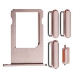 5 in 1 Sim Card Tray with Side Buttons replacement for iPhone 6S Rose Gold