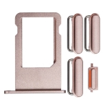 5 in 1 Sim Card Tray with Side Buttons replacement for iPhone 6S Plus Rose Gold