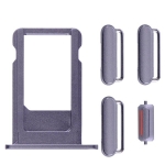 5 in 1 Sim Card Tray with Side Buttons replacement for iPhone 6S Plus Grey