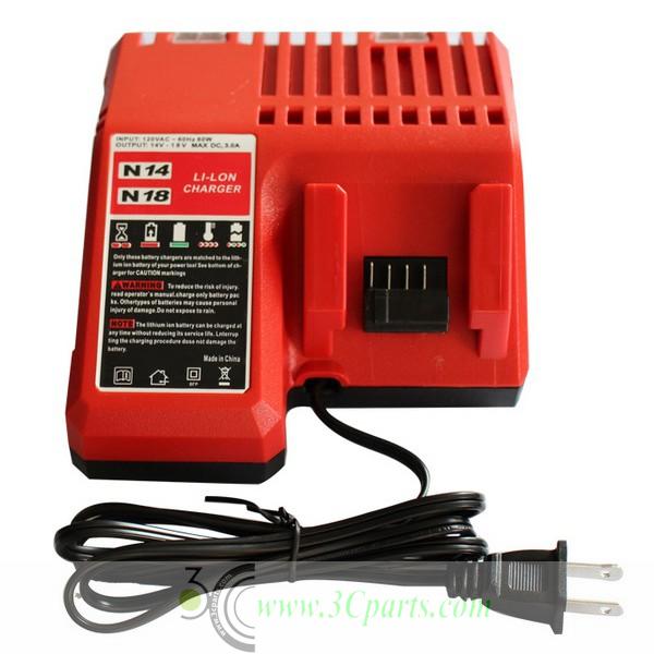 18V Li-ion Power Tool Battery Charger replacement for Milwaukee M18