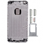 Back Cover with Sim Card Tray and side buttons Replacement for iPhone 6 Plus Gray