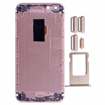 Back Cover with Sim Card Tray and Side Buttons Replacement for iPhone 6S Plus Rose