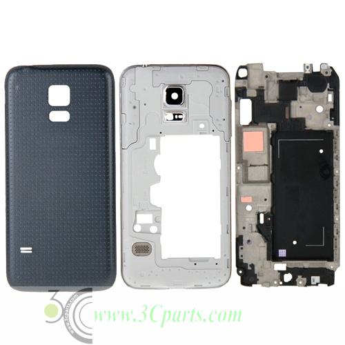 Full Back Cover Housing replacement for Samsung Galaxy Alpha/G850 Black/White