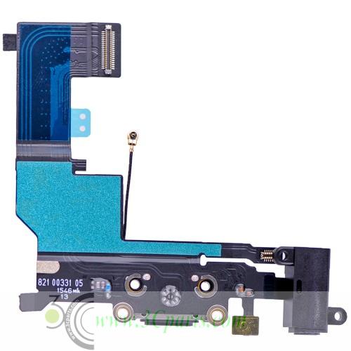 Dock Connector Charging Port Flex Cable Ribbon Replacement for iPhone SE - Black