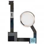 Home Button Assembly with Flex Cable Ribbon Replacement for iPad Pro 12.9" Silver