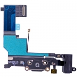 Dock Connector Charging Port Flex Cable Ribbon Replacement for iPhone SE - Black