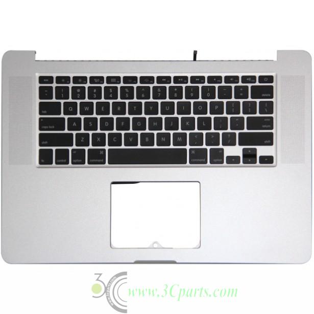 Top Case with Keyboard (US) Replacement for MacBook Pro Retina 15" A1398 2013 (without trackpad)