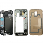 Battery Cover + Middle Frame Bezel Front Housing Replacement for Samsung Galaxy S5 Neo G903 G903F