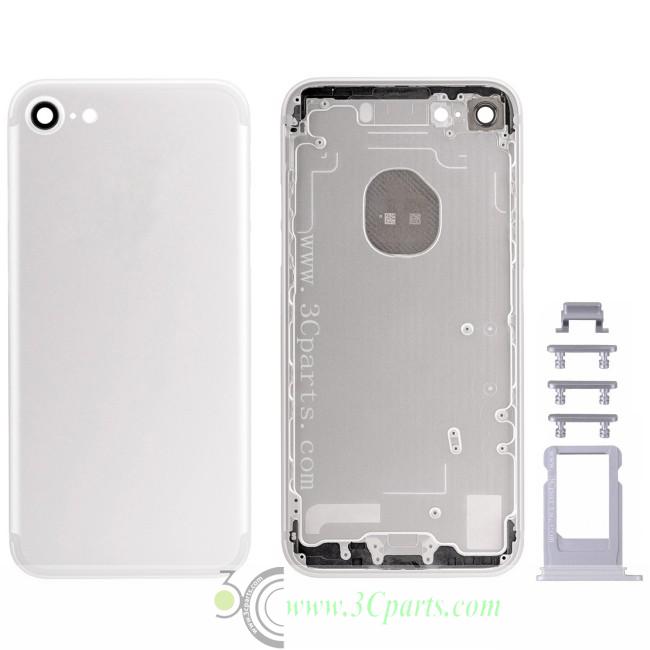 Back Cover with Sim Card Tray and Side Buttons Replacement for iPhone 7