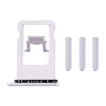Card Tray and Volume Control Key and Power Button and Mute Switch Vibrator Key Replacement for iPhon...