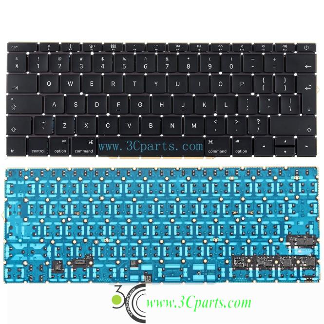 Keyboard(British English) Replacement for MacBook Pro 13" A1708 (Late 2016)