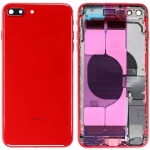 Back Cover Full Assembly Replacement for iPhone 8 Plus - Red