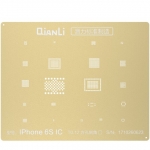 QianLi Laser Tech BGA Reballing Gold Stencil Replacement for iPhone 6S/6SPlus