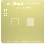 QianLi 3D CPU BGA Reball Gold Stencil for A8