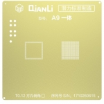 QianLi 3D CPU BGA Reball Gold Stencil Replacement for A9