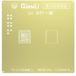QianLi 3D CPU BGA Reball Gold Stencil Replacement for A11