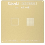 QianLi Japan Laser Tech CPU BGA Reballing Gold Stencil for A9