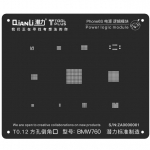 QianLi ToolPlus iPhone Power Logic Module BGA Reballing iBlack Black Stencil For 6S BMW760