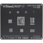 QianLi ToolPlus 3D iBlack Universal BGA Reballing Black Stencil for Andriod Phone Models MSM 8940 1A...